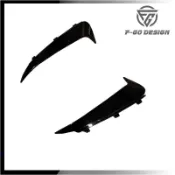 【品質保障】適用於15-21款Benz賓士 C系列 W205 四門 AMG 後保桿風刀 後保出風口 卡扣式風刀 空力套件