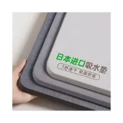 (店+)日本進口珪藻土原材料軟地墊 天然硅藻土墊 浴室防滑墊 衛生間地墊 速幹防滑 衛生間吸水地墊 硅藻土地墊  防濕抗菌地墊
