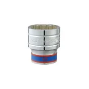 【KING TONY 金統立】專業級工具 1/2英吋(四分) DR. 公制十二角標準套筒 34mm (433034M)