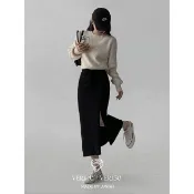 Codibook｜韓國 AWAB [140.150ver] 漂亮牛仔褲開衩棉質長裙［預購］裙子 魚尾裙 女裝