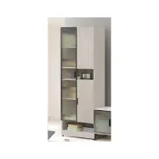 (店+)【新荷傢俱工場】26T 110 貝諾可白梧桐2.5尺立櫃 4尺電視櫃 7尺電視櫃 展示櫃 收納櫃  矮櫃 玻璃展示櫃