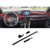 (店+)適用於YARIS Cross 前飾板碳纖維紋路飾板 Toyota 水轉印 卡夢內裝 改裝 防刮 耐磨 運動化