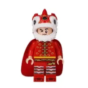 抽抽樂 積木 人仔 兼容樂高舞獅人仔醒獅新年禮物國潮中國風抽抽樂玩具積木男女孩