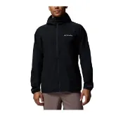 【Columbia 哥倫比亞】男款-防潑水外套-Trailborne™Jacket-黑色(UWE36140BK/KS)