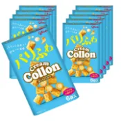 【現貨】日本進口 Glico 固力果 Cream Collon 牛奶夾心捲心酥 牛奶捲心餅 6袋入