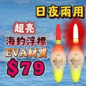 快速出貨丸七釣具小幫手- 日夜兩用 赤羽 浮標 EVA 電子浮標 發泡浮標 大肚標 加粗超亮標尾 外掛浮標 海釣場