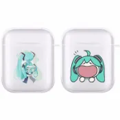 初音未來可愛耳機殼適用AirPods1/2動漫3AirPodsPro2代蘋果耳機套 耳機保護殼 防摔 藍牙耳機套 耳機套