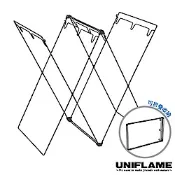 UNIFLAME 分類垃圾袋置物架(腳架可折合)