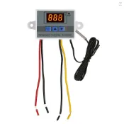 電子溫度控制器 LED 顯示恆溫器模塊帶防水 NTC 探頭的溫度溫度控制模塊開關 -50~110 °C 用於冰箱 24V