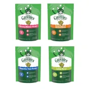 (店+)【Greenies 健綠】貓咪潔牙餅 60g【單入組】 薄荷 鮮鮭 口腔保健零食 貓點心 貓零食