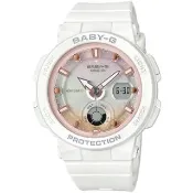 【CASIO 卡西歐】BABY-G 海灘旅人雙顯手錶 情人節 送禮(BGA-250-7A2/速)