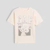 【GAP】兒童Gap × ONE PIECE航海王圖案T恤-象牙白(1179963)