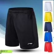 新店贈襪5色速乾短褲 李寧羽球服 Li-Ning 李寧運動短褲 男生 女生 兒童羽球衣 情侶 親子 團隊運動服 運動短褲
