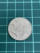 非洲 南非 1966年 植物 海芋 天堂鳥花 50分 錢幣 硬幣-保真、品相如圖 (紅21)
