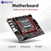 SOYO X99E D3-GS 主機板 LGA2021-3 支援 Xeon E5 V3 四通道 DDR3 多 M.2