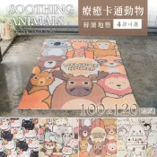 卡通動物系列絲圈地墊 大門地墊 房門 門口 止滑 防滑墊 通道口 吸水地墊  超細纖維地墊 止滑地