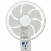 Metis (免運) TOYOTOMI FW-3024 壁掛式 風扇 電扇 壁掛扇 壁扇 掛扇 防靜電防塵 定時功能 3段風量 日本代購