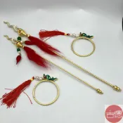 【古德】古體太子槍 太子槍 太子 三太子 太子爺 神明 神明兵器 神明帽 佛具 神明用品 法器 太子兵器 太子法器