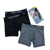【CALVIN KLEIN】極細纖維 大標 長版 男內褲 內褲 環保 透氣內褲 透氣 CK 彈性纖維 四角褲(1340HA2)
