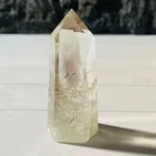 CP306巴西的綠色紫水晶能量柱｜紫水晶蛻變而成的綠精靈