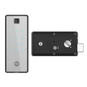 【Yale 耶魯】Reflecta Bio H 三合一 美型鏡面電子輔助鎖/門鎖(指紋│密碼│卡片 / 含基本安裝)