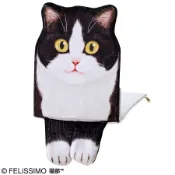 FELISSIMO貓部雜物遮擋板/ 黑白貓 eslite誠品
