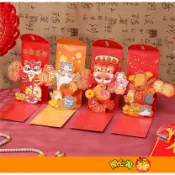 新年立體紅包 3D立體紅包袋 立體紅包 春節立體紅包 創意紅包 可愛紅包袋 創意紅包 燙金紅包