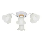 【華燈市】北歐原木3+1半吸頂燈(附四段分段器 客廳燈 臥室燈 套房燈 燈飾燈具)