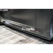 Kc汽車部品 BMW F30 F31 側裙定風翼 [P款] 碳纖維 亮黑 320 330 335