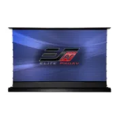 【億立Elite Screens 】 FTE121UH2-CLR  120吋旗艦級落地超短焦黑柵抗光電動上升張力幕
