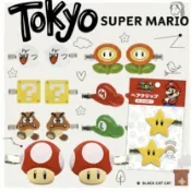 黑喵喵 🩶 日本 | Mario 超級瑪利歐系列 髮夾 馬力歐 髮夾 髮飾 問號方塊 超級蘑菇 香菇 布布 星星