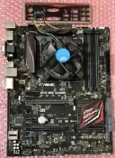 二手華碩ASUS H170 PRO GAMING(LGA1151腳位)ATX主機板+Intel G4600處理器