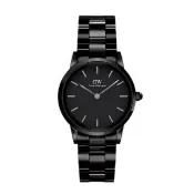 【Daniel Wellington】DW 手錶  Iconic Link Ceramic 28mm/32mm曜石黑陶瓷錶(DW00100415)