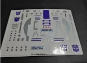 變形金剛 Eness E社 威將 MPP10-B 暗黑柯博文 細節美化轉印標誌貼紙