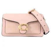 【COACH】TABBY 20 經典波紋C字LOGO翻蓋酒神包兩用包(奶油)