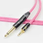 (店+)【YC Sound】15米 彩色線 6.3轉3.5 音源線 公對公 AUX in 3.5mm 電腦手機混音機 樂器線 擴大機 大轉小
