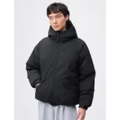（現貨出清）新款 全新正品代購 GU 男女適穿 WARM PADDED夾層連帽外套（雙拉鍊設計）（防潑水）（防風）非羽絨