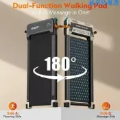 【可開統編】源頭工廠 雙面按摩家用電動跑步機免安裝超靜音