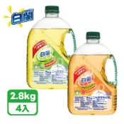 白蘭 全新動力配方 洗碗精 2.8kg*4入 (鮮柚/檸檬)