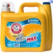 【好市多專業代購】🌵挑選最新效期🌵 ARM & HAMMER 強效濃縮洗衣精添加小蘇打粉 5.91公升 / 200蓋次