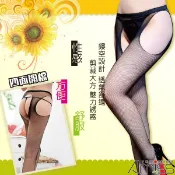 【Amiss】四面開檔網襪 免脫褲襪 歐美‧惹火情趣網褲襪 情趣網襪 雕空網襪 開檔絲襪 撕裂網襪 Z204-3