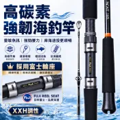 【佳美多】釣魚竿 高碳素海釣竿 XXH硬調 富士DPS輪座 海釣竿 船釣竿 大物船竿 近海船釣（台灣品牌 售後保障）