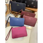 【現貨在台】美國代購正品 COACH 單層手拿包 L型拉鍊零錢包 防刮皮革 星星流星 萬用小包 聖誕禮物 F58032