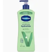 Vaseline凡士林潤膚乳液600ml(無香精白) (清新蘆薈)