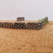 💥免運臺灣出貨💥場景模型仿真微縮迷你小石頭牆石塊圍牆圍欄微景沙盤造景裝飾擺件