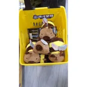 全新全長21公分 蜜蜂卡皮巴拉水豚君 靠墊抱枕 可愛玩偶娃娃 小朋友禮物