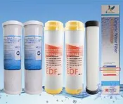 【水多美】丹頓三道式淨水器/淨水器/RO機逆滲透淨水/前置淨水器，生飲級NSF認證一年份濾心(矽藻級)，855元