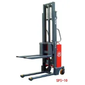 半電動堆高機-SPS-10,牙叉900mm,載重1噸,揚高3米-倉儲貨運搬運使用