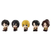 預購 進擊的巨人 Q版 公仔 坐下等待 10週年紀念版 10th 里維 艾連 米卡莎 阿爾敏 韓吉 扭蛋