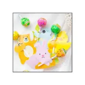(店+)生日糖果 DIY裝入「台灣棒棒糖 + 可愛動物紙卡」(4款可選) 生日派對 送小朋友 慶生糖果 g3420 